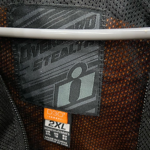 ICON OVERLOAD STEALTH Woman’s bike jacket 2XL - Picture 2 of 7